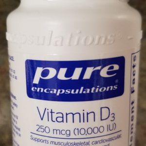 Vitamin D3 250 mcg (10,000 IU) 60 Capsules