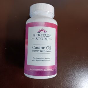 Castor Oil Caps (Heritage Store) 60 Capsules