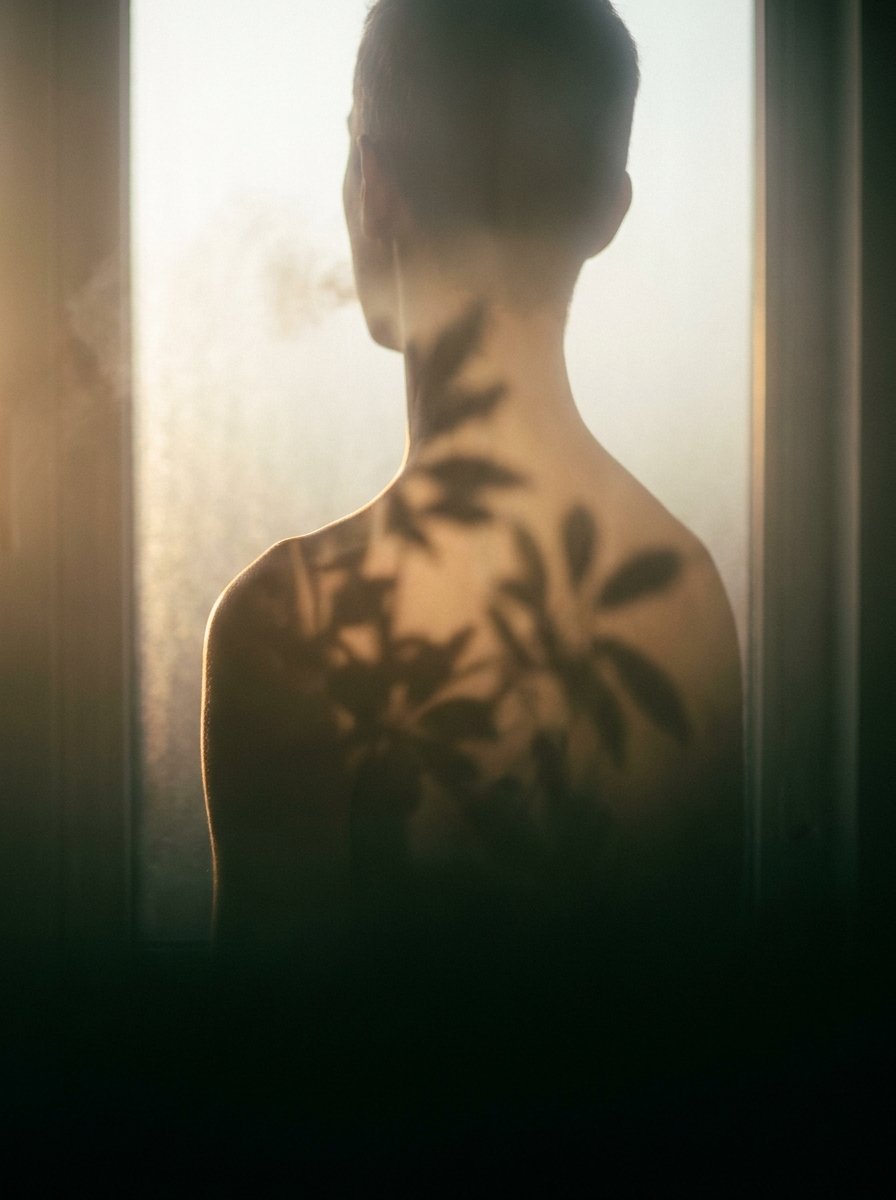 A quiet moment of calm by a window at first light