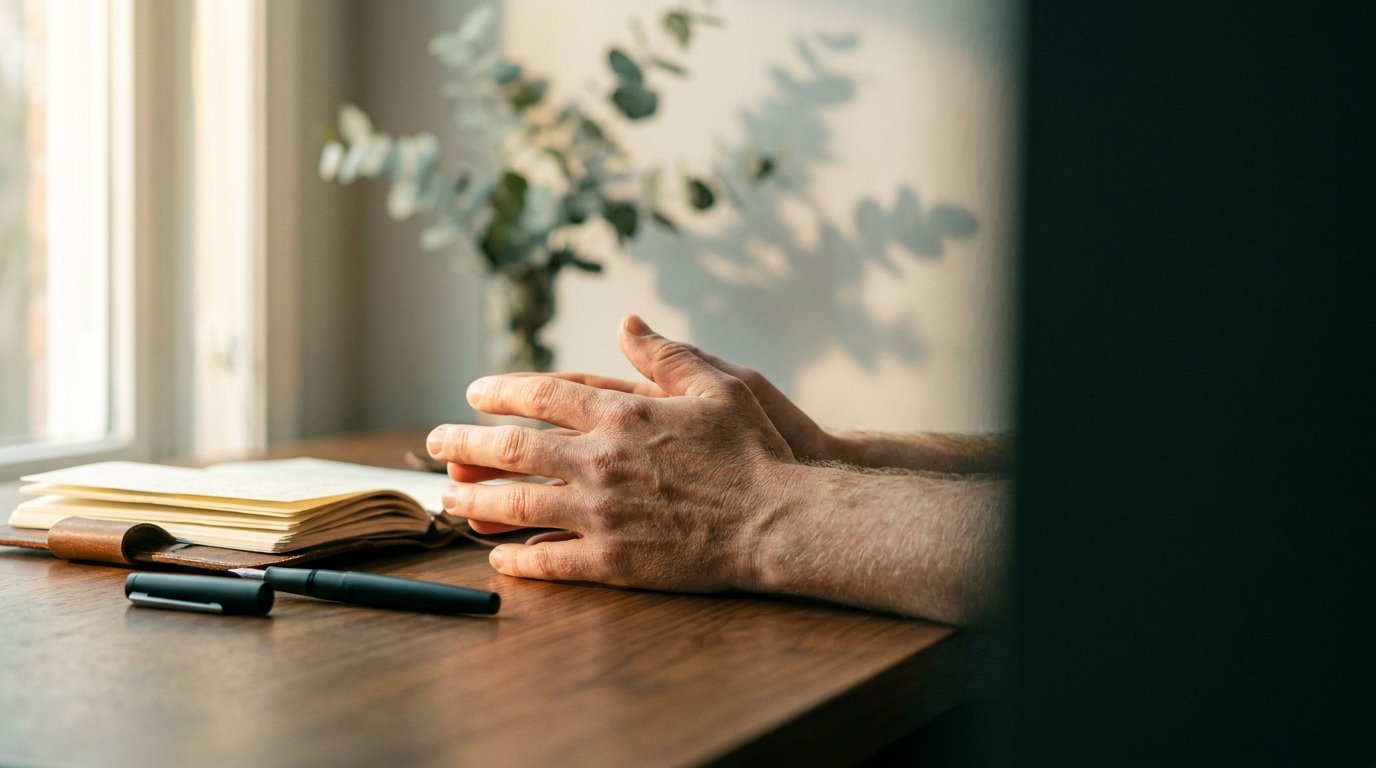An unhurried one-on-one consultation at a warm desk